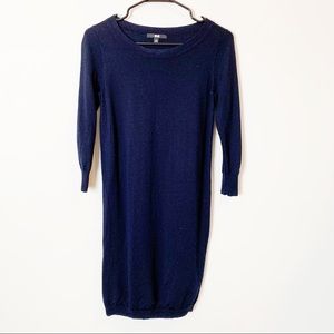 Uniqlo Virgin Wool Knit Long Sleeve Sweater Dress